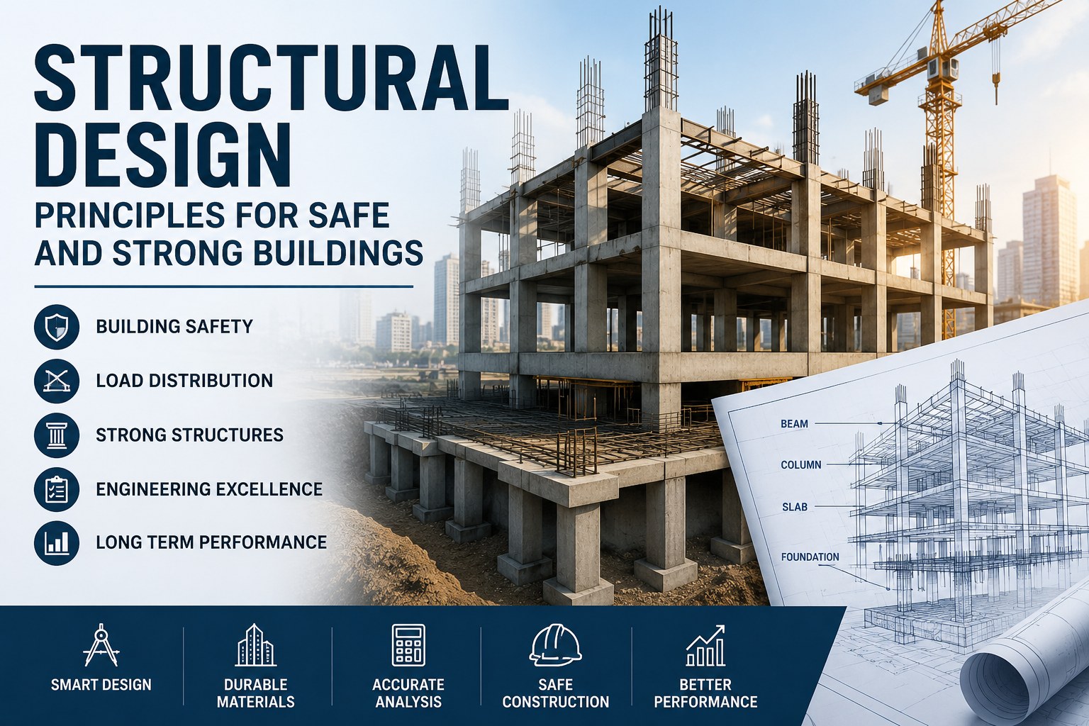 Structural Design Principles for Safe and Strong Buildings